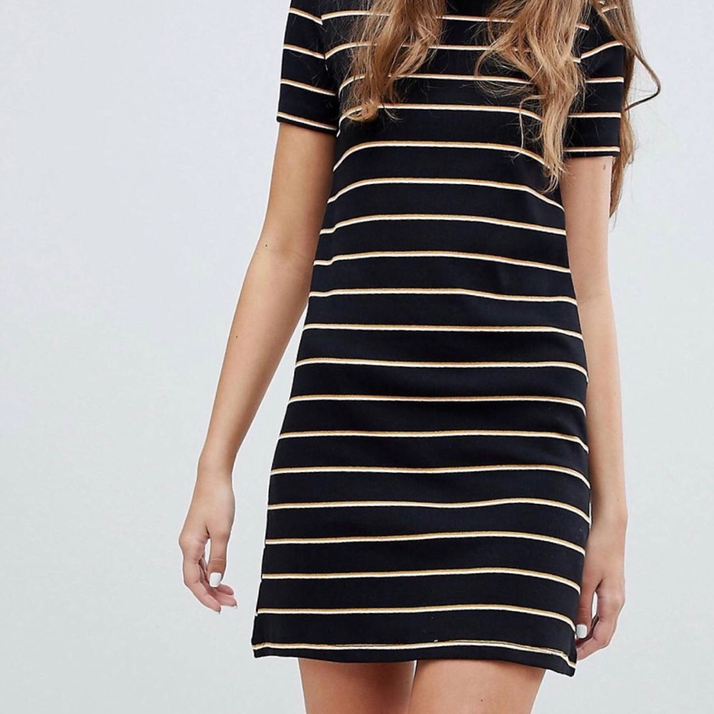 Striped T-shirt dress